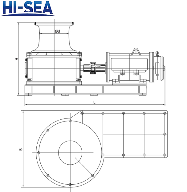 Marine Electric Capstan Marine Electric Capstan Hisea